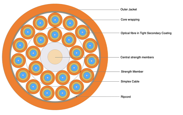 Indoor Breakout Cable 24F